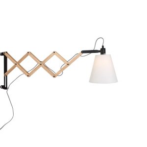 Mexlite wandlamp liv – 1 lichts – 80x 30.5 cm – beuken Mexlite wandlamp liv – 1 lichts – 80x 30.5 cm – beuken