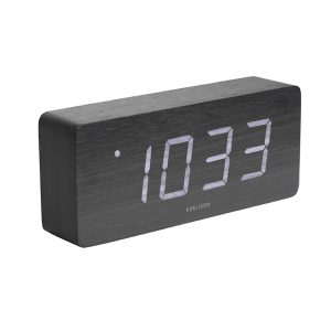 Karlsson wekker – zwart – 4.5x21x9cm – Vaderdag – Vaderdagcadeau – Vad Karlsson wekker – zwart – 4.5x21x9cm – Vaderdag – Vaderdagcadeau – Vad