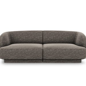 Micadoni Bank Miley 2-zits, chenille, grijs – 90x180x70cm Micadoni Bank Miley 2-zits, chenille, grijs – 90x180x70cm