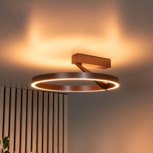 Lucide plafonnière APPLAUSE – Geïntegreerde LED – Koffie Lucide plafonnière APPLAUSE – Geïntegreerde LED – Koffie
