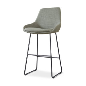 Nolon Nino-Isa Barkruk Saliegroen – Stof – Zwart Onderstel – 75 cm Nolon Nino-Isa Barkruk Saliegroen – Stof – Zwart Onderstel – 75 cm