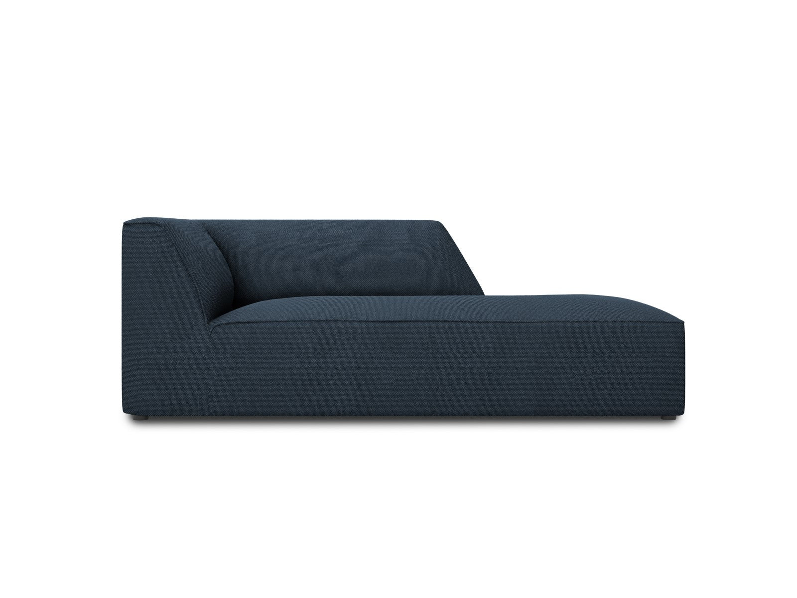 Micadoni rechter chaise longue Ruby structurele stof, marineblauw - 18