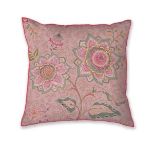 Pip Studio Decoratiekussen Mumbai Morning – 53 x 53 cm – Roze Pip Studio Decoratiekussen Mumbai Morning – 53 x 53 cm – Roze