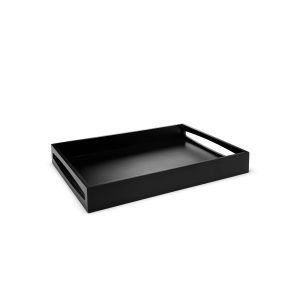 Leopold Vienna – Dienblad 47,5x35x6cm MDF zwart Leopold Vienna – Dienblad 47,5x35x6cm MDF zwart