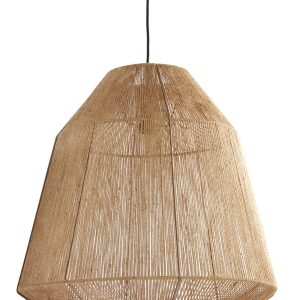 Light & Living hanglamp MALVA – Ø60x60cm – bruin