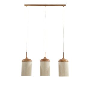 Light & Living hanglamp Dania – naturel – 90x22x32cm Light & Living hanglamp Dania – naturel – 90x22x32cm