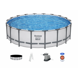 Bestway Steel Pro MAX zwembad – 549 x 132 cm – met filterpomp en accessoires