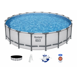 Bestway Steel Pro MAX zwembad – 610 x 132 cm – met filterpomp en accessoires